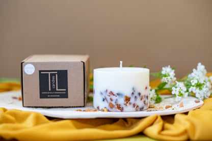 Hand-made Soy Wax Candle with Pine Scent