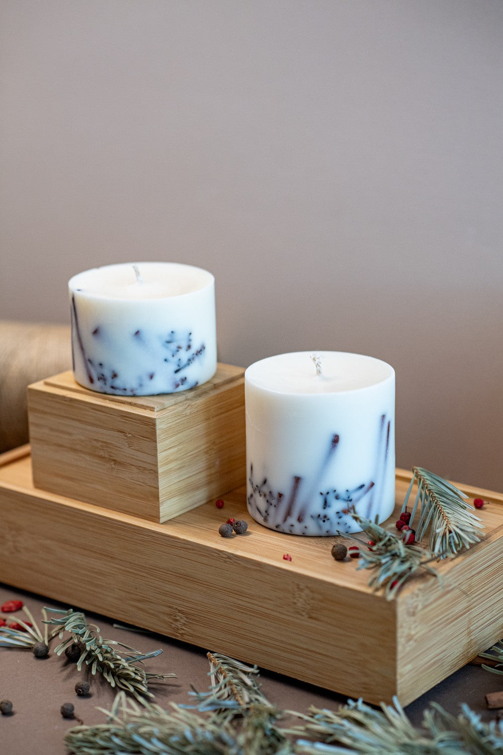 Hand-made Soy Wax Candle with Cinnamon Scent