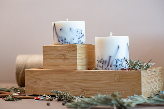 Hand-made Soy Wax Candle with Cinnamon Scent