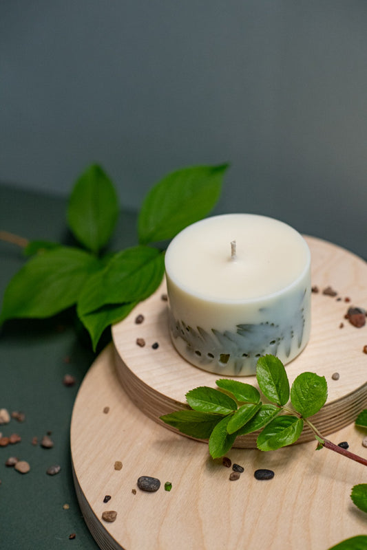 Hand-made Soy Wax Candle with Lemongrass Scent