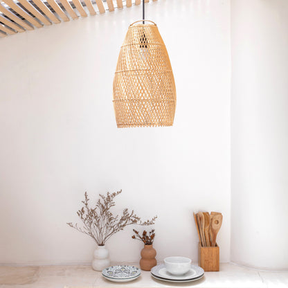 Lampenschirm TABUNG – Rattan