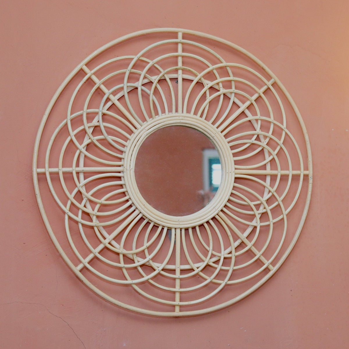 Wandspiegel PUTUK – Rattan