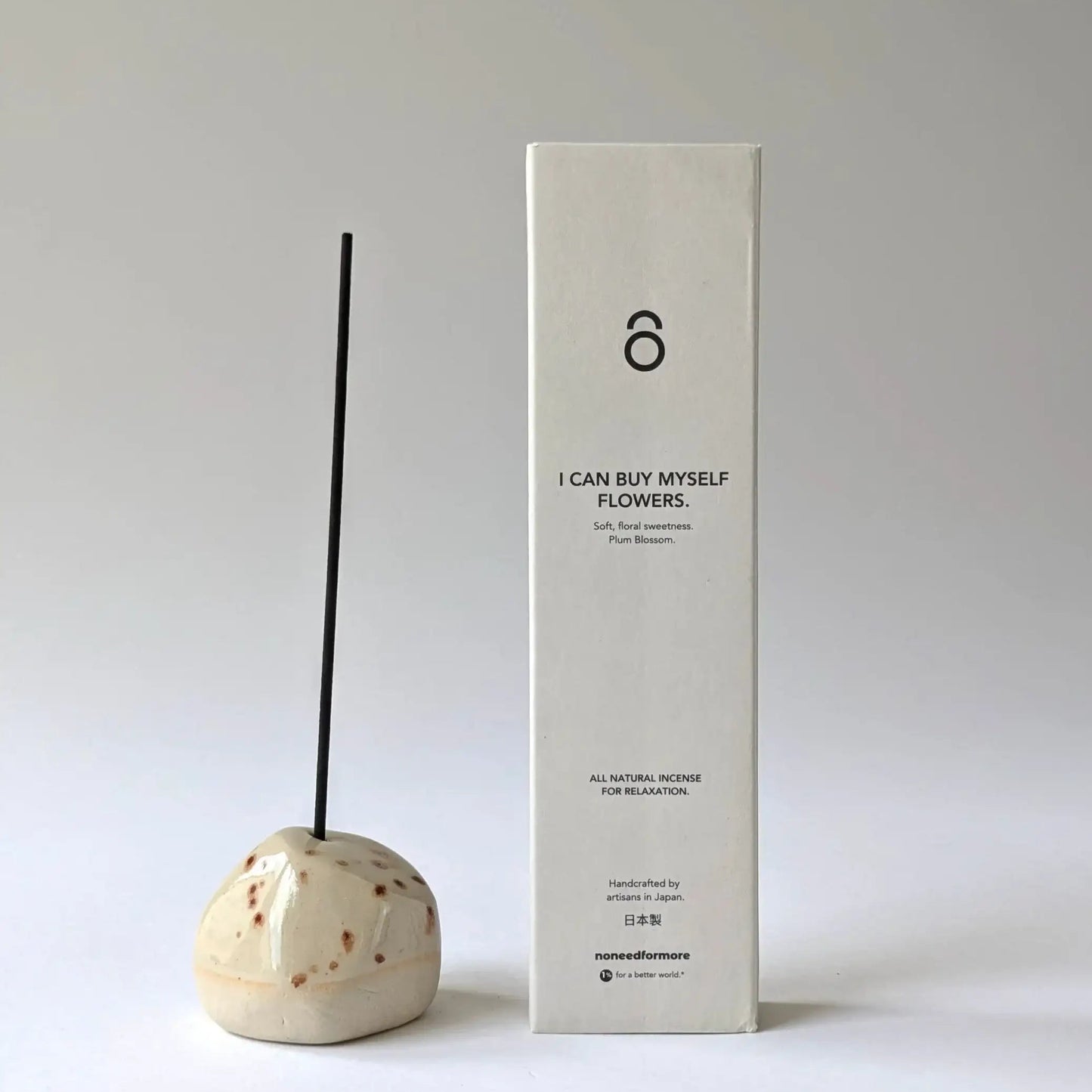 no need for more - Natürliche Räucherstäbchen - "I Can Buy Myself Flowers" - Pflaumenblüten - by SteinKunstWerk | Räucherstäbchen aus nachhaltiger Herstellung