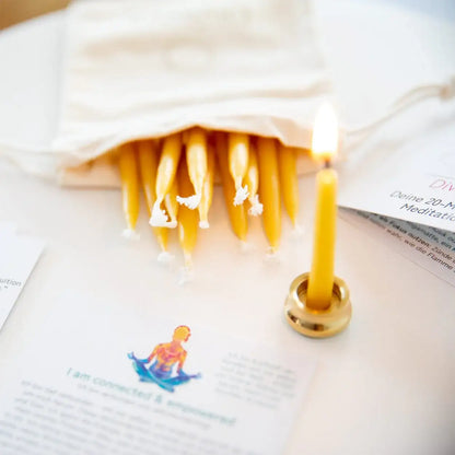 20-Minuten-Kerzen | I am mindful & focused - by SteinKunstWerk | aus nachhaltiger Herstellung