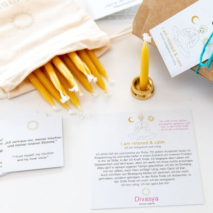 20-minute ritual candles – stability & self-worth