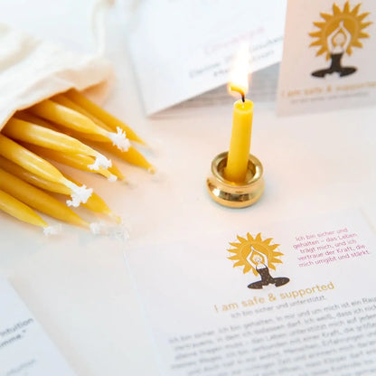 20-Minuten-Kerzen | I am enough & worthy - by SteinKunstWerk | aus nachhaltiger Herstellung