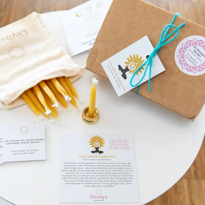 20-Minuten-Kerzen | I am grounded & strong - by SteinKunstWerk | aus nachhaltiger Herstellung