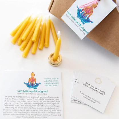 20-Minuten-Kerzen | I am connected & empowered - by SteinKunstWerk | aus nachhaltiger Herstellung