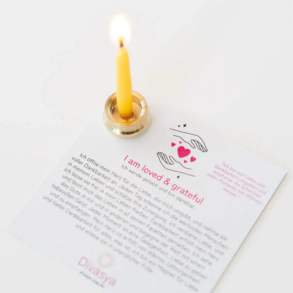20-Minuten-Kerzen | I am enough & worthy - by SteinKunstWerk | aus nachhaltiger Herstellung