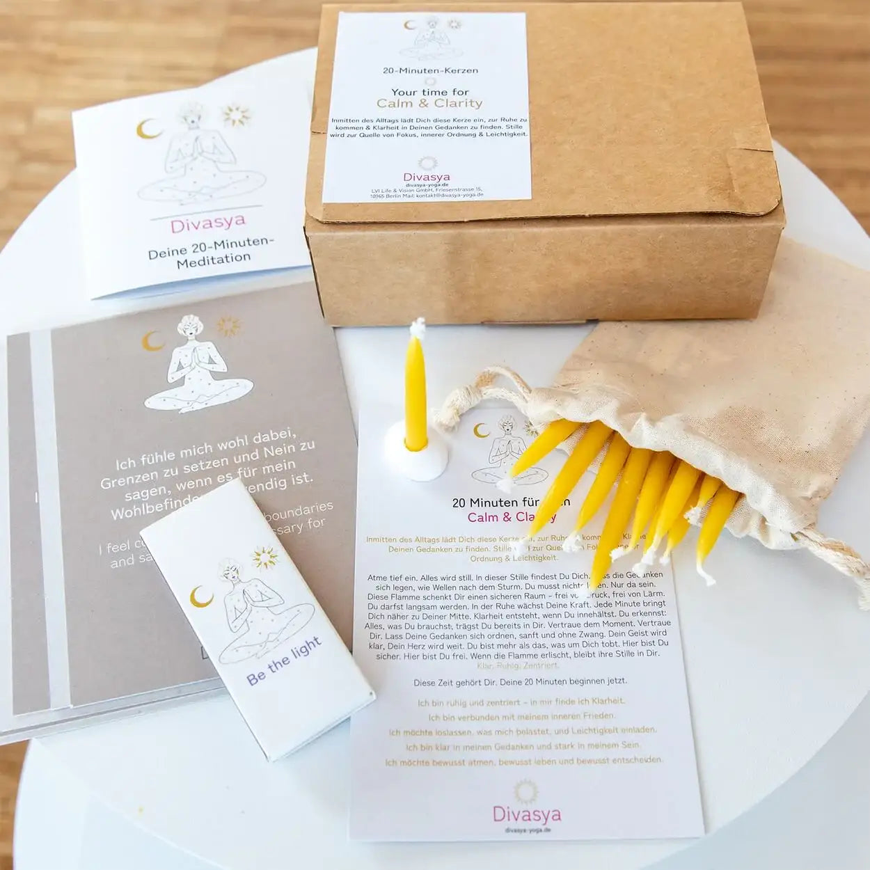 20-Minuten-Kerzen | Silence & Space - by SteinKunstWerk | aus nachhaltiger Herstellung