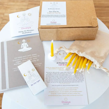 20-Minuten-Kerzen | Silence & Space - by SteinKunstWerk | aus nachhaltiger Herstellung