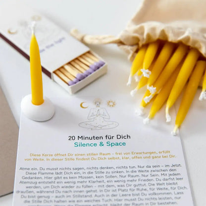 20-Minuten-Kerzen | Calm & Clarity - by SteinKunstWerk | Kerzen aus nachhaltiger Herstellung