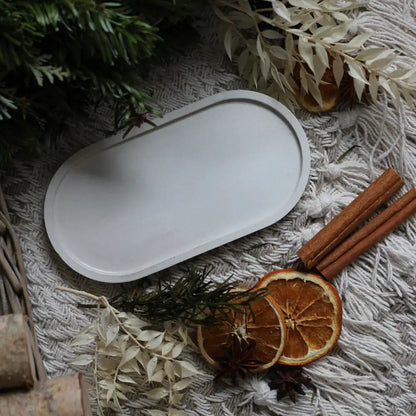 Maximalbeton - Untersetzer Oval