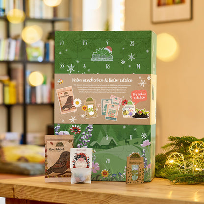 Adventskalender Naturerlebnis als Geschenk für Pflanzenfreunde