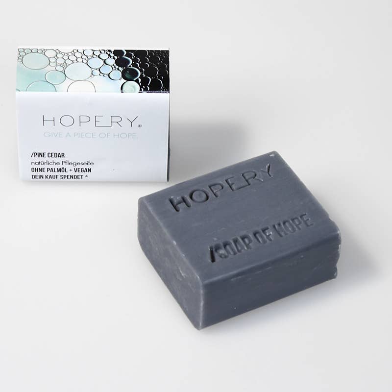 HOPERY Pine Cedar palmölfreie Hand- und Körperseife