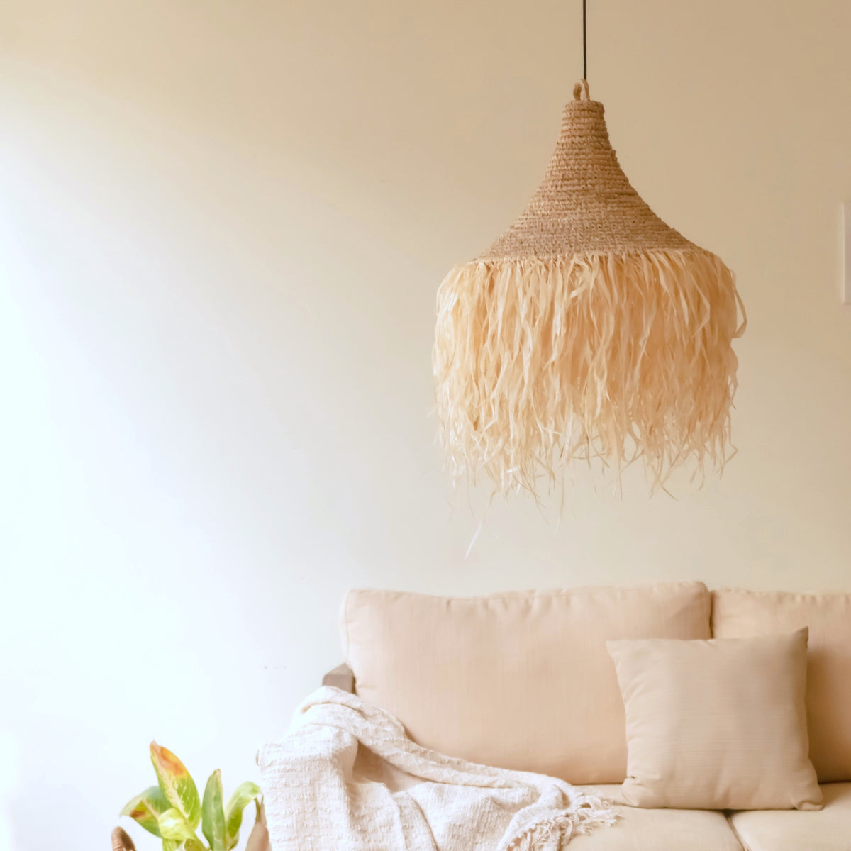 Soeji Lampenschirm RUMBAI – Raffia