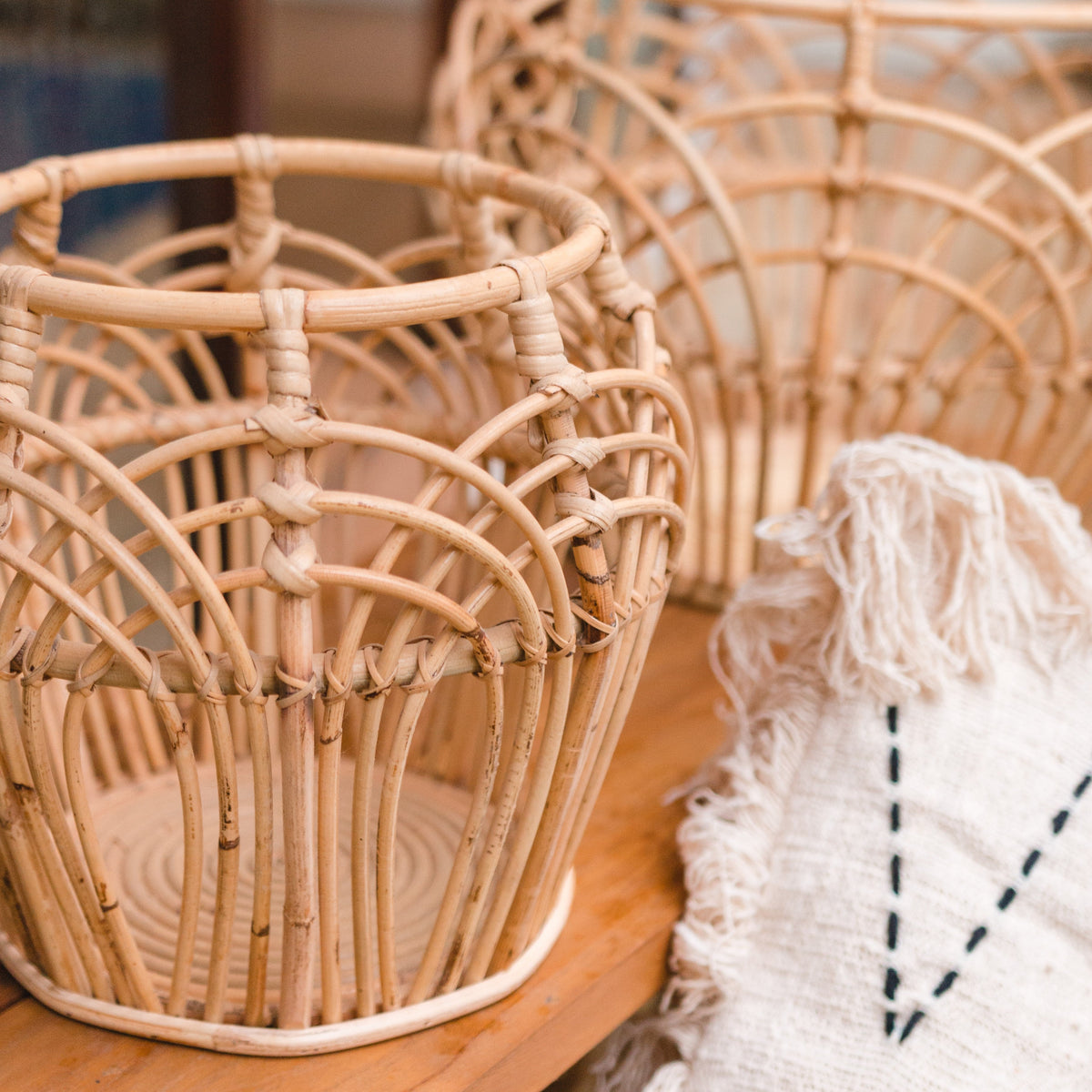 Flechtkorb RAHINA – Rattan