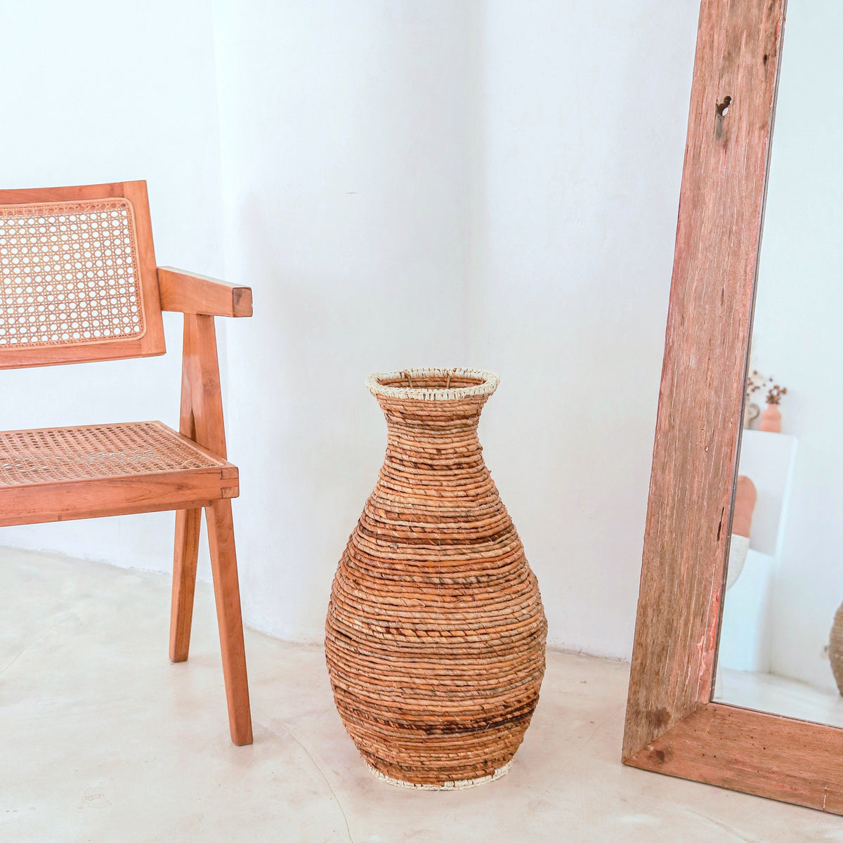 Dekovase TUMBAK – Raffia