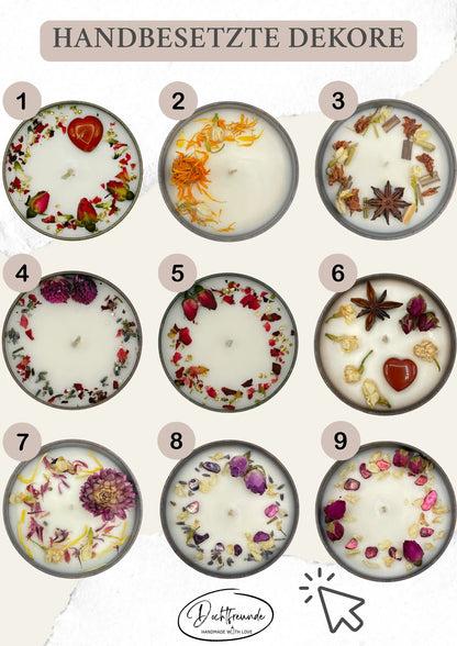 Sternzeichen Stier - Handgemachte Sojawachs-Kerze - Personalisiertes Astrologie-Geschenk