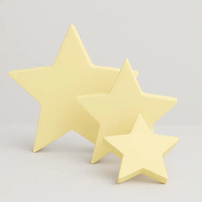 Entdecke unser Set aus weißen Sternen – Deine festliche Weihnachtsdekoration mit Stil - by SteinKunstWerk | Deko aus nachhaltiger Herstellung