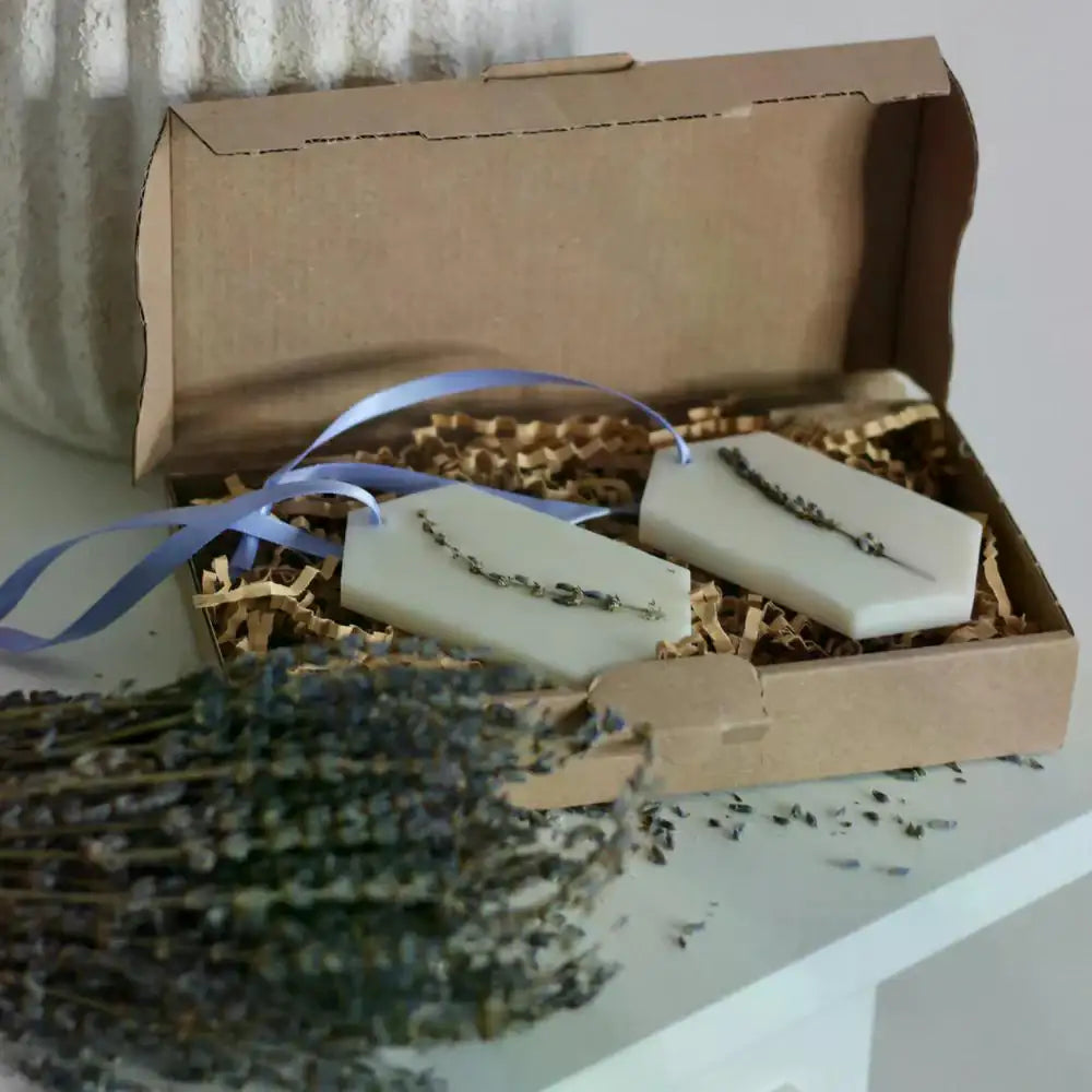 Maximalbeton - Duftaufhänger Lavendel - 2er Set