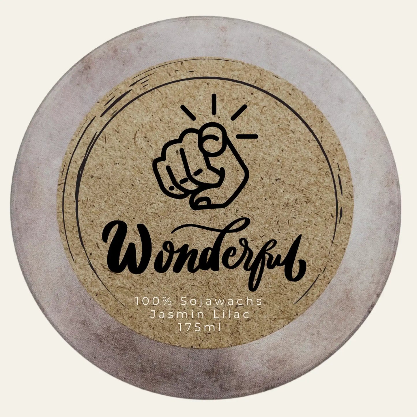 Handgemachte und personalisierbare Duftkerze „Du bist wunderbar“ – Das perfekte Geschenk um Dankbarkeit, Liebe oder Wertschätzung zu zeigen