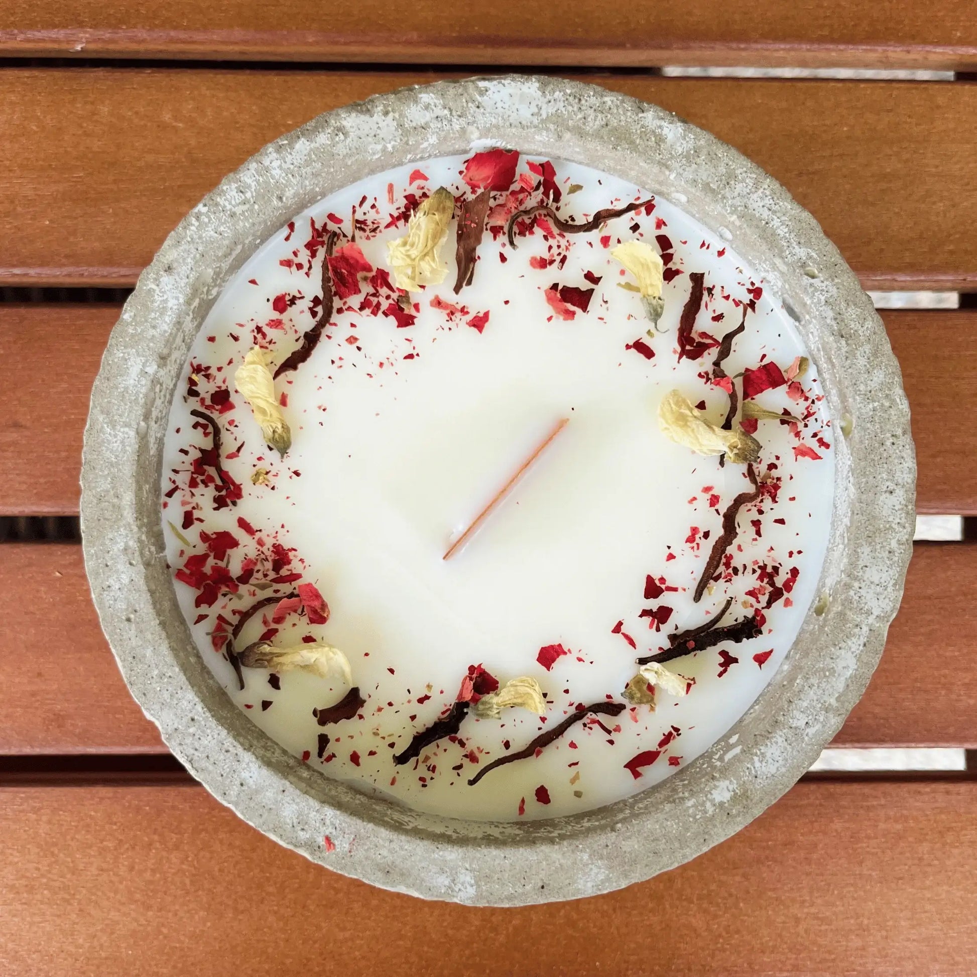 Handgemachte Citronella-Betonkerze „Mugge Schreck Abendruh“ – Outdoor-Kerze mit Duft, Schutz & Design aus dem Südschwarzwald - by SteinKunstWerk | Outdoor aus nachhaltiger Herstellung