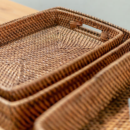 Dekotablett AMAHAI – Rattan