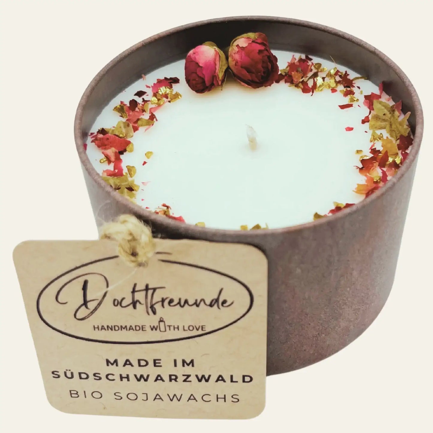 Personalisierte Duftkerze mit Deckel „Danke an die beste Hebamme“ – Einzigartiges Geschenk für die Hebamme nach der Entbindung im Wochenbett