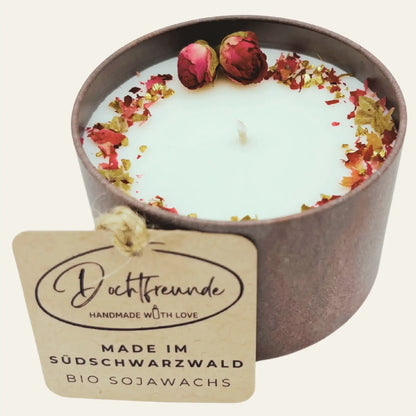 Personalisierte Duftkerze mit Deckel „Danke an die beste Hebamme“ – Einzigartiges Geschenk für die Hebamme nach der Entbindung im Wochenbett