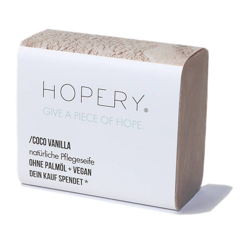 HOPERY Coco Vanilla palmölfreie Hand- und Körperseife