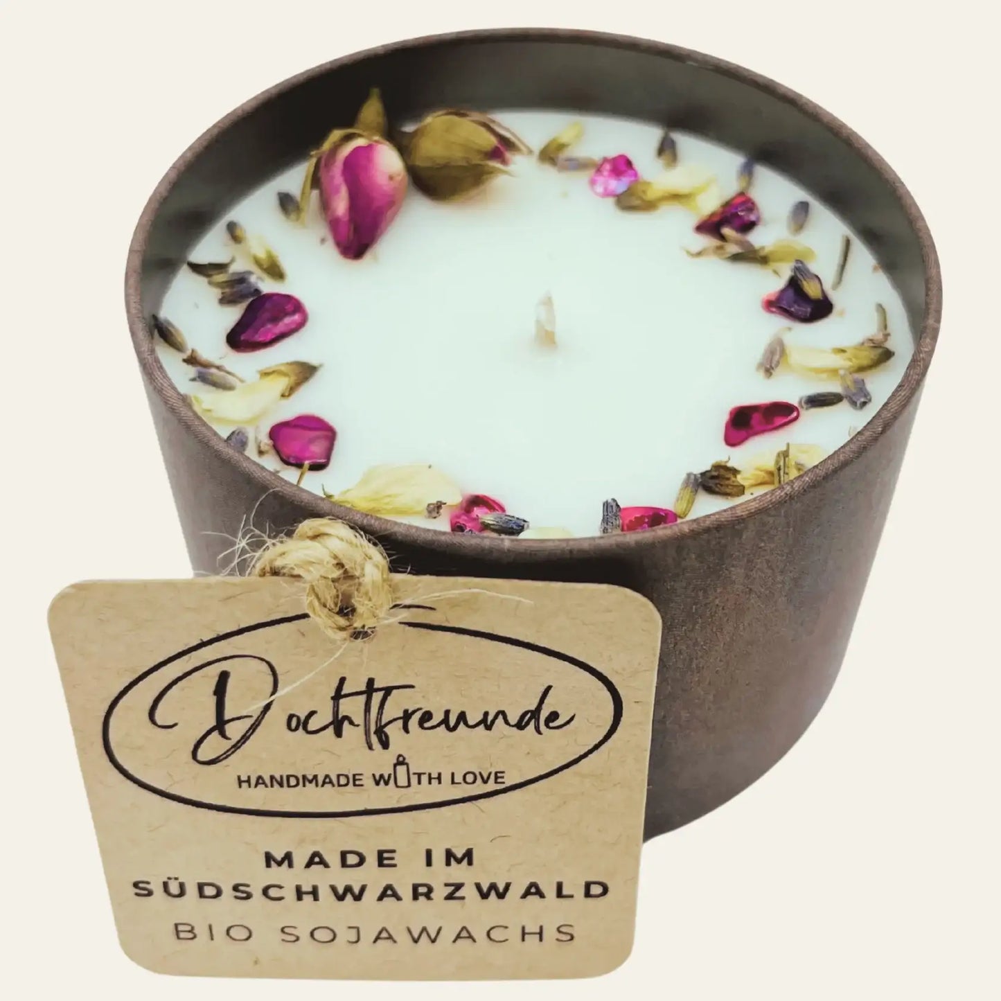 Handgemachte Duftkerze „Morgenlicht“ – Witziges Personalisierbares Geschenk für einen duftenden Start