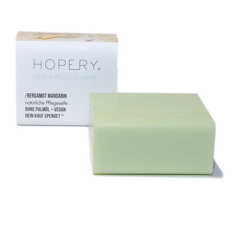 Bergamot Mandarin Seife mit Olivenöl und Bio-Arganöl