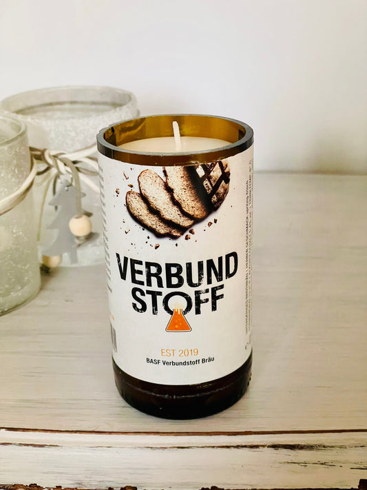 Upcycling-Kerze Verbundstoff Bräu Bier – handgefertigtes Upcycling-Produkt von GAHRDSGN