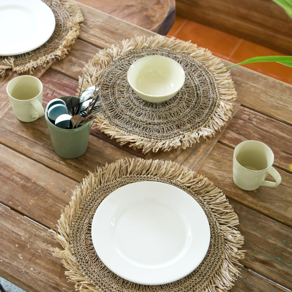 Tischset WAISAI (2er-/4er-/6er-Set) – Raffia