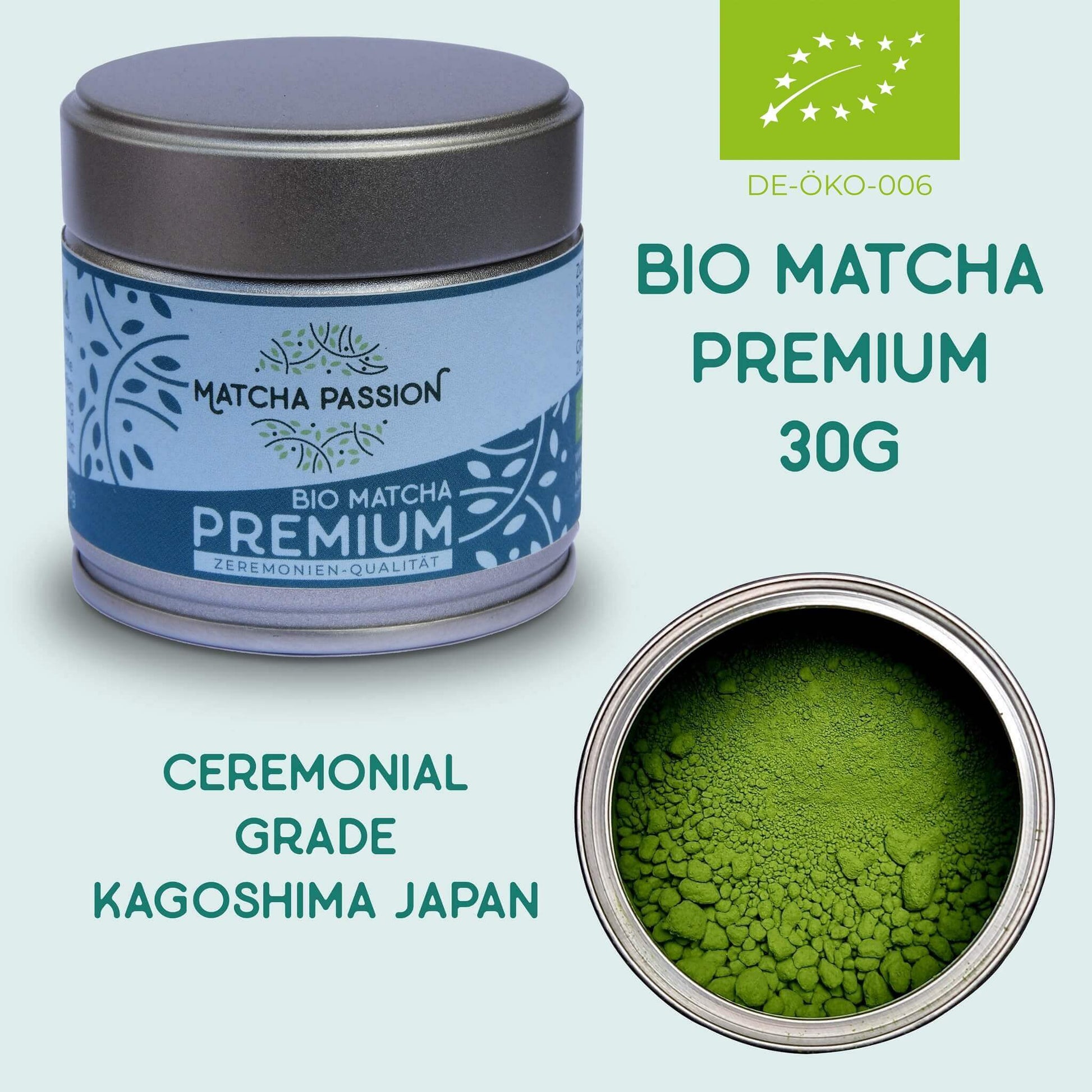 Bio Matcha Premium 30g Dose - by SteinKunstWerk | Matcha aus nachhaltiger Herstellung