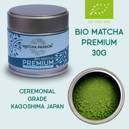 Bio Matcha Premium 30g Dose - by SteinKunstWerk | Matcha aus nachhaltiger Herstellung