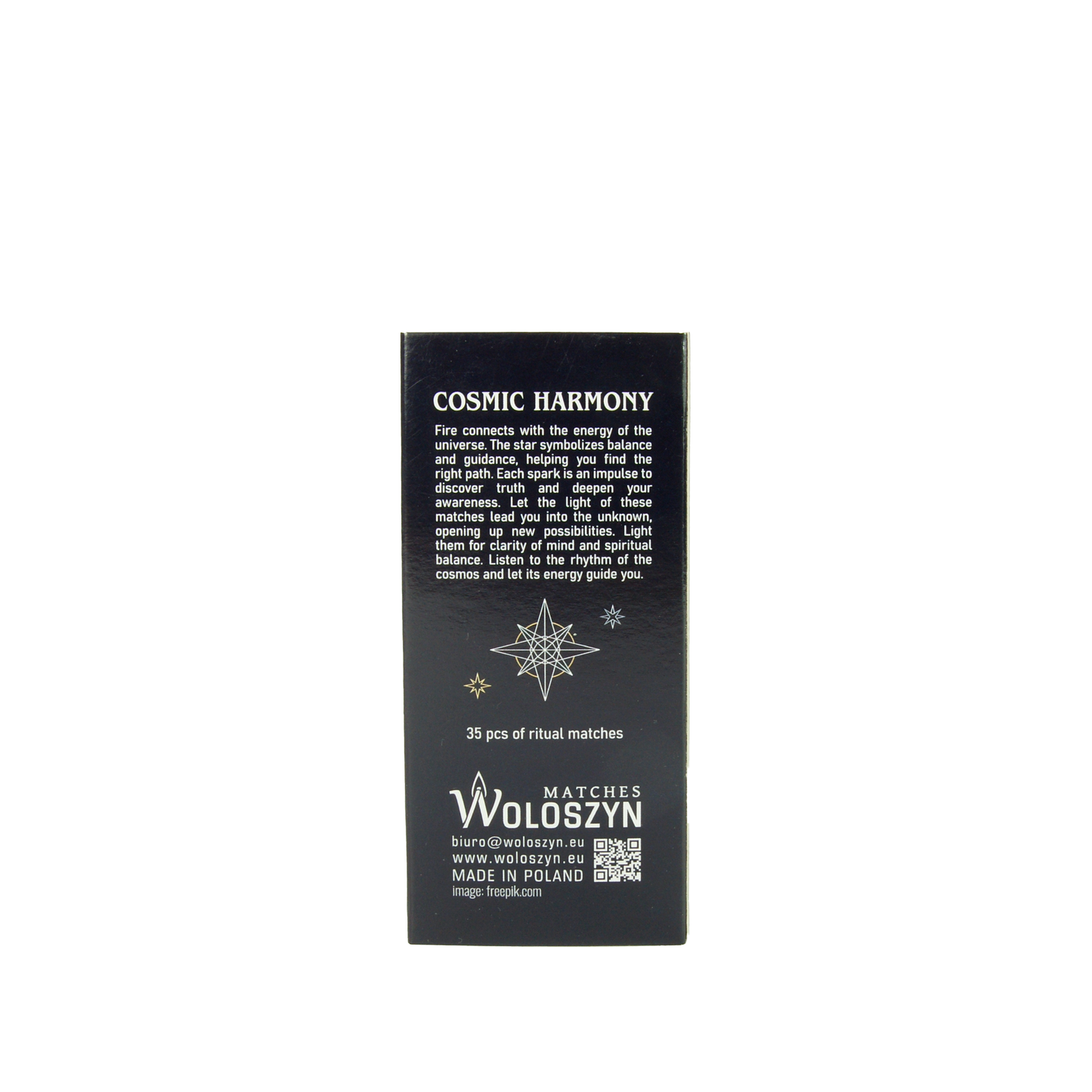 Ritual Long Matches "Cosmic Harmony" – black designer matches