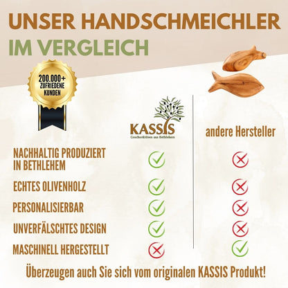 Christlicher Fisch aus Olivenholz – Handschmeichler – weitere Produktansicht 4 von 10