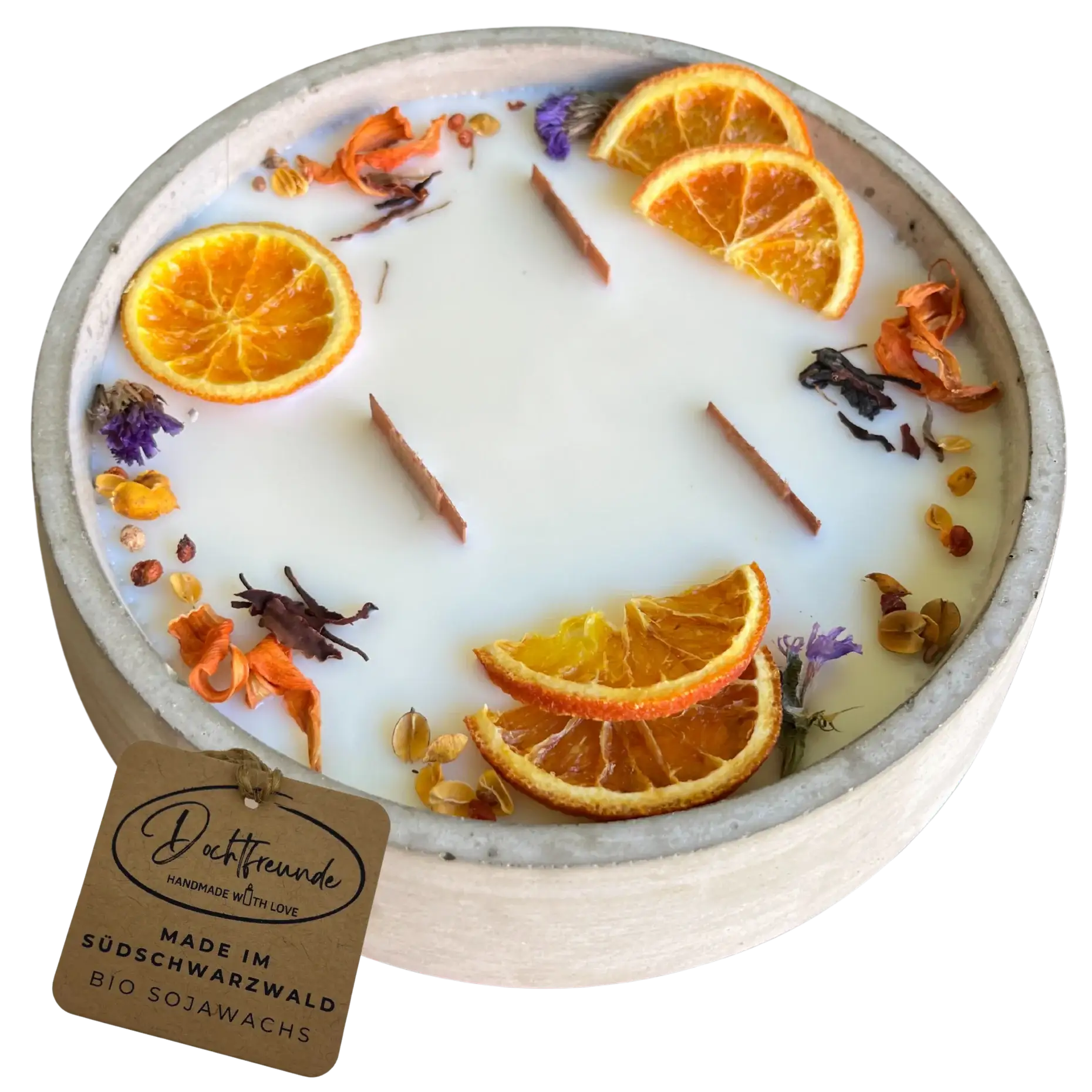 XXL Citronella-Betonkerze „Big Grey – Mugge Schreck“ – Handgemachtes Unikat mit drei Holzdochten - by SteinKunstWerk | Outdoor aus nachhaltiger Herstellung