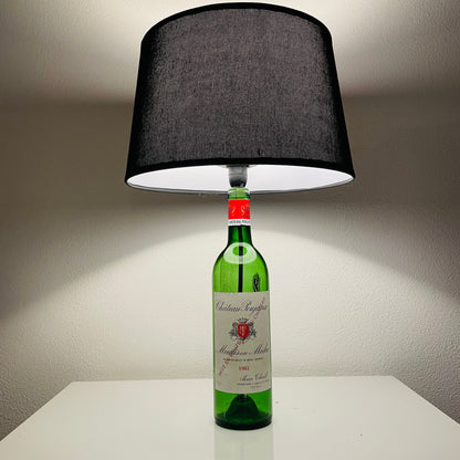Château Poujeaux 1981 Bordeaux Flaschenlampe – Produktansicht 3 | SteinKunstWerk