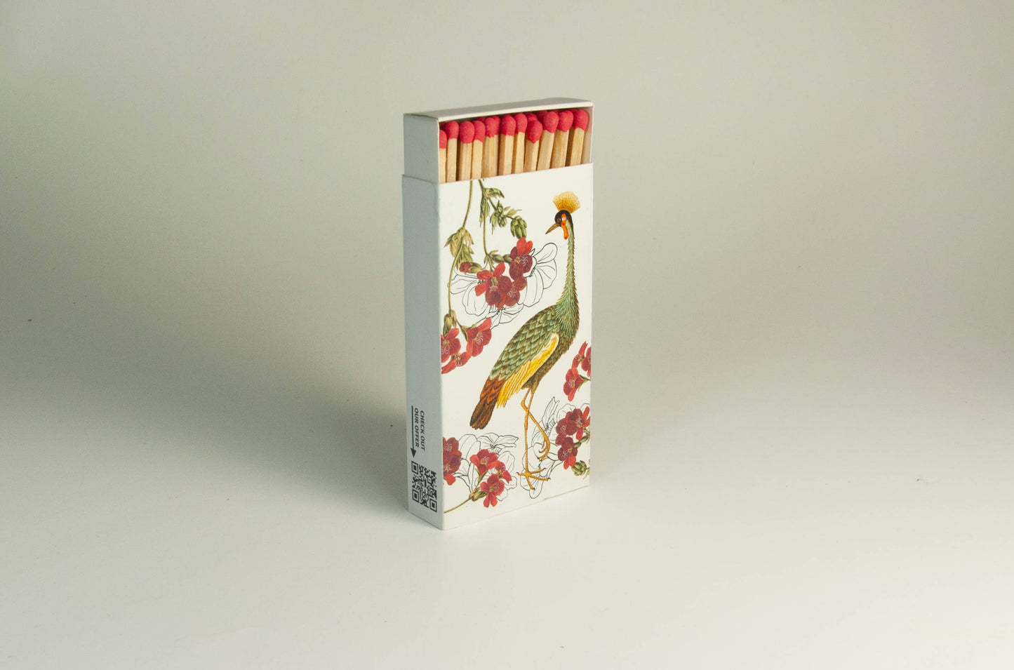 Vintage Heron Matches – light in style with a designer motif