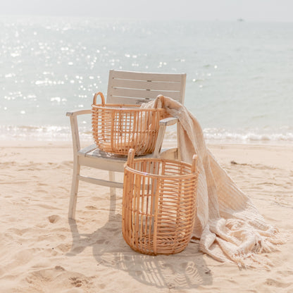 Flechtkorb JEMUH – Rattan