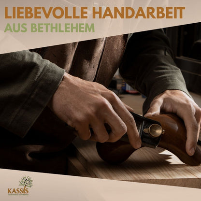 Krippen-Anhänger aus Olivenholz – 3er-Set