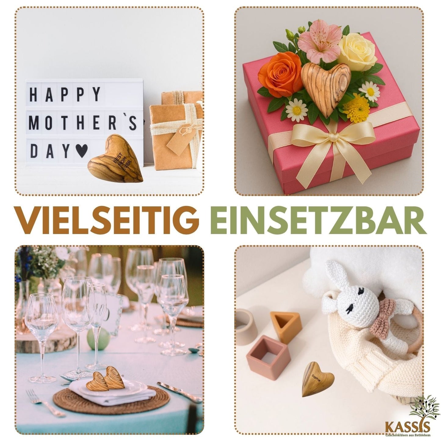 Olivenholz-Herz – Handschmeichler & kleines Geschenk