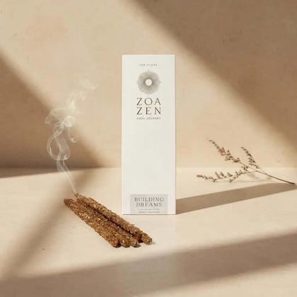 Palo Santo Räucherstäbchen Building Dreams von SteinKunstWerk für stilvolle Wohnatmosphäre und bewusste Momente