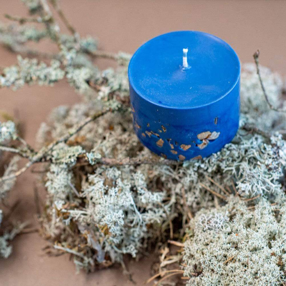 Duftkerze "Ostsee Bernstein" – handgefertigte Magie aus Lettland - by SteinKunstWerk | DS aus nachhaltiger Herstellung