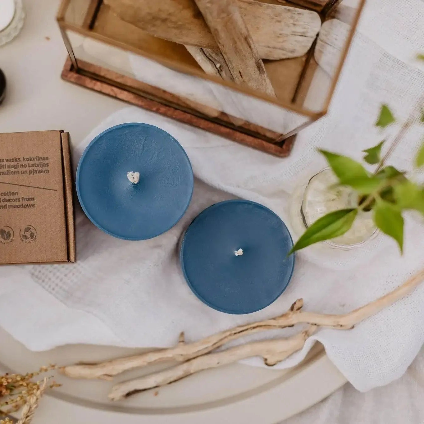 Duftkerze "Ostsee Bernstein" – handgefertigte Magie aus Lettland - by SteinKunstWerk | DS aus nachhaltiger Herstellung