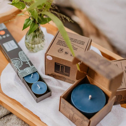 Duftkerze "Ostsee Bernstein" – handgefertigte Magie aus Lettland - by SteinKunstWerk | DS aus nachhaltiger Herstellung