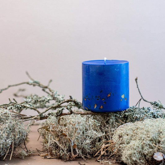 Duftkerze "Ostsee Bernstein" – handgefertigte Magie aus Lettland - by SteinKunstWerk | DS aus nachhaltiger Herstellung